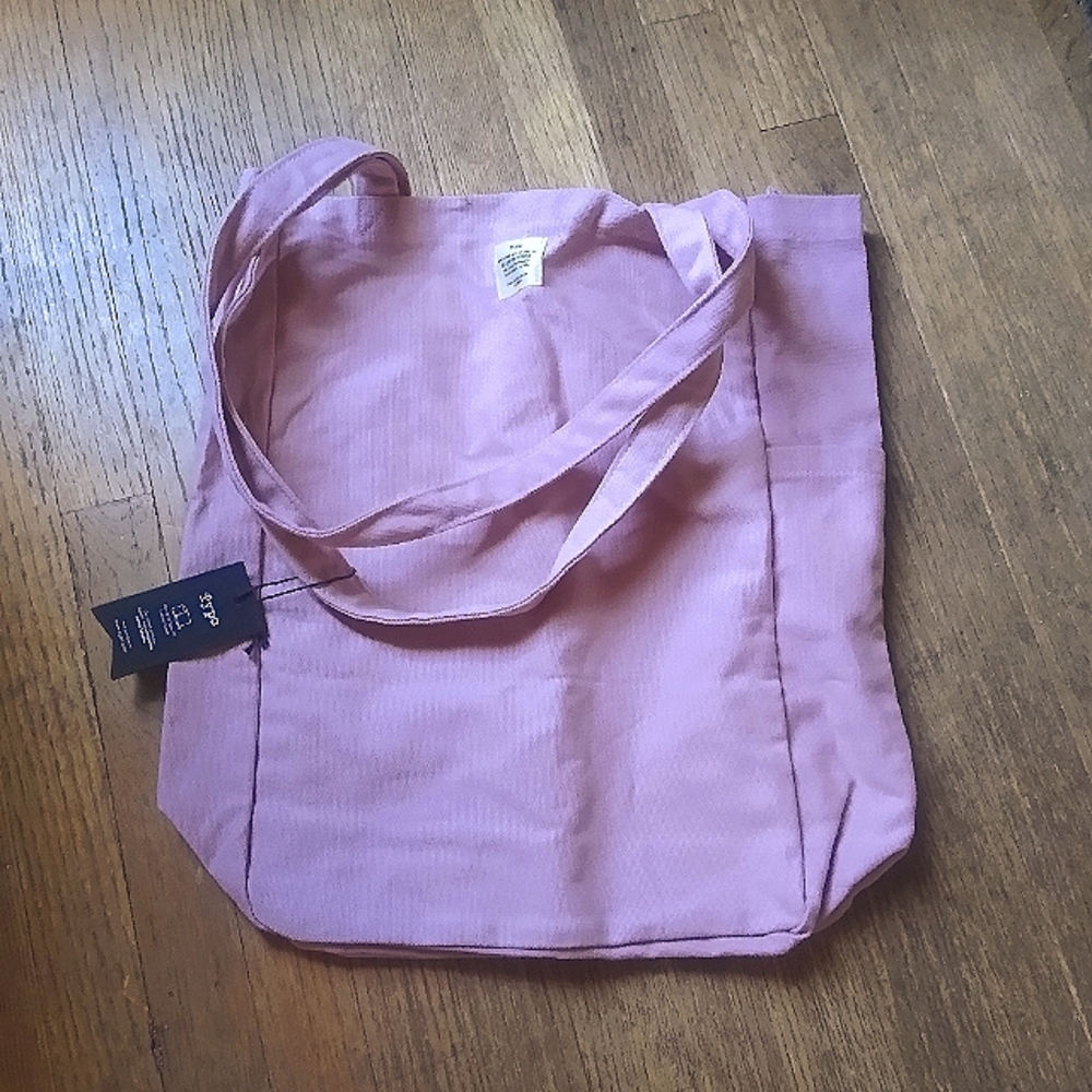 Typo Mauve Tote Bag